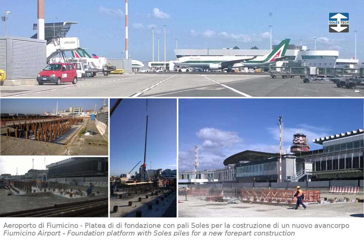 Pile foundations Fiumicino